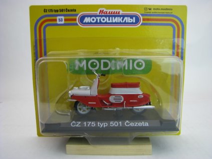 ČZ 175 typ 501 Čezeta 1:24 Modimio