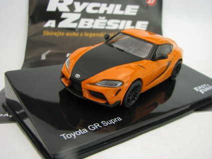 Časopis Rychle a Zběsile s Toyota GR Supra 2019 1:43 DeAgostini