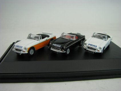 MGB Roadster Lancashire Police set 3 ks 1:76 Oxford
