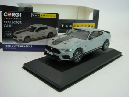 Ford Mustang Mach 1 Fighter Jet Grey 1:43 Corgi Vanguards VA15501