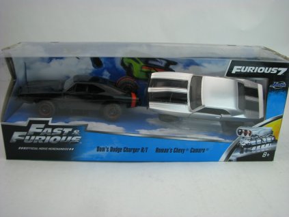 Dodge Charger R/T a Chevrolet Camaro Fast and Furios 1:32 Jada Toys