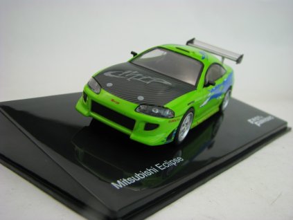 Mitsubishi Eclipse Coupé Rychle a Zběsile Green 1:43 DeAgostini