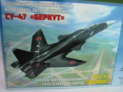 Letadlo Sukhoi Su-47 Berkut stavebnice 1:72 Zvezda 7215