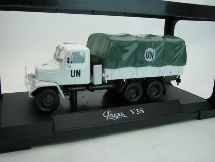 Praga V3S Valník s plachtou 1967 UNPROFOR 1:43 Abrex