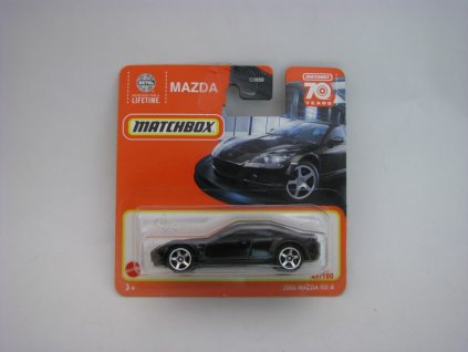 Mazda RX-8 2004 Black Matchbox 70 Years