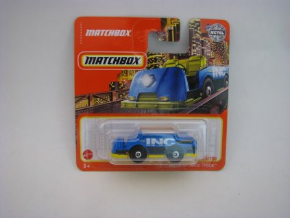 MBX Mini Cargo Truck INC Blue Matchbox blister