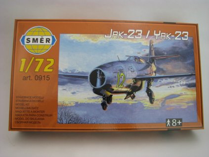 Letadlo Jakovlev Jak 23 stavebnice 1:72 Směr 0915