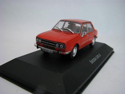 Časopis 6 s modelem Škoda 120 LS Užovka 1977 Red 1:43 DeAgostiny