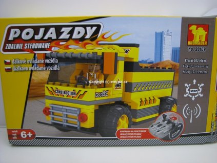 Kostky stavebnice nákladní auto na dálkové ovládání Dromader
