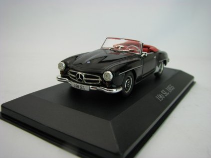 Mercedes-Benz 190 SL 1955 Black 1:43 Atlas