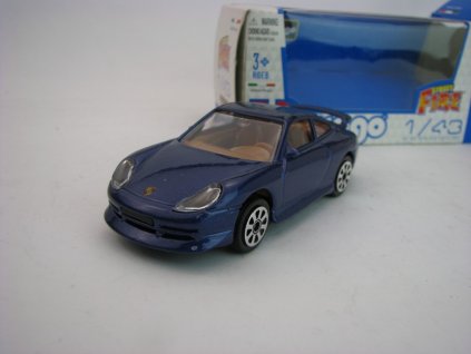 Porsche 911 Carrera Blue metallic 1:43 Bburago