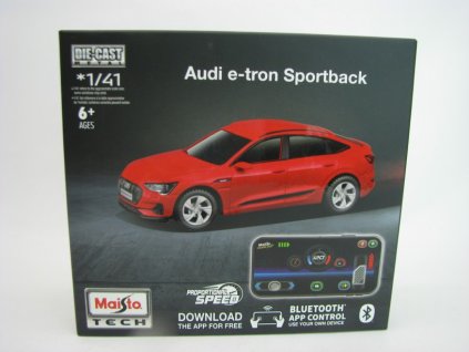 Audi e-tron Sportback Bluetooth control 1:41 Maisto 82650