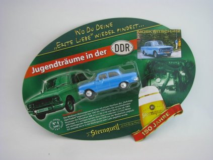 Moskvič 412 Blue reklamní model Sternquell