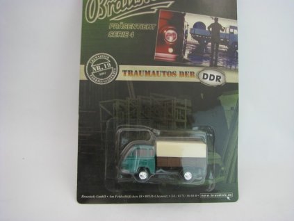 Barkas B 1000 Valník s plachtou reklamní model Braustolz
