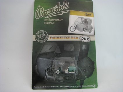 Tříkolka Schwalbe Krause Duo/2 Green reklamní model Braustolz