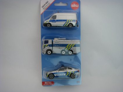 Set tři auta Policie ČR Siku 1824 061