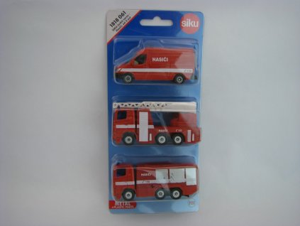 Set tři modely Hasiči ČR Siku 1818061