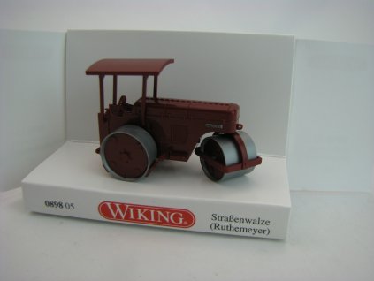 Siniční Válec Ruthemeyer 1956 Red 1:87 Wiking 0898 05