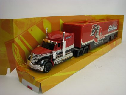 Tahač International Lonestar s návěsem Edelbrock Custom Haulers 1:64 Maisto