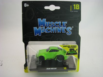 Porsche AWB 993 911 Green Muscle Machines 1:64 Maisto