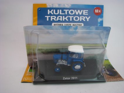 Traktor Zetor 2011 Blue s časopisem Atlas Hachette Collections