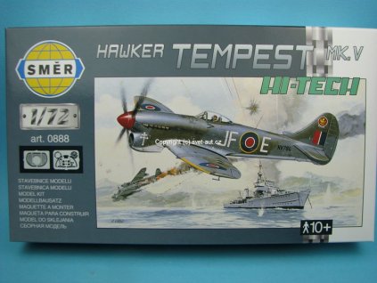 Letadlo Hawker Tempest MK.V HI.TECH 1:72 Směr