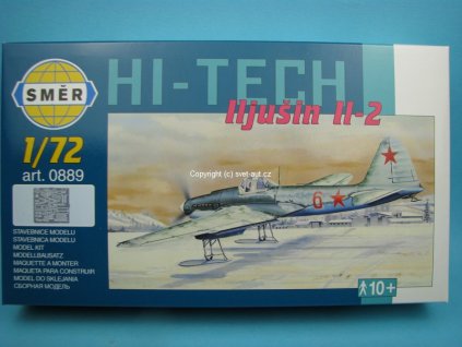 Letadlo Iljušin IL-2 HI-TECH stavebnice 1:72 Směr 0889