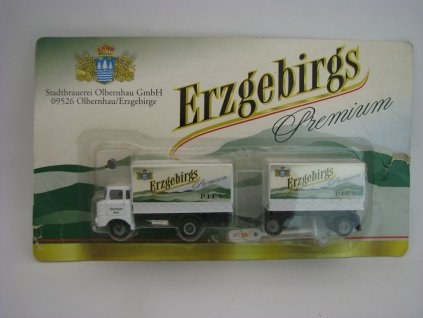 Ifa s přívěsem Erzgebirgs reklamní model Grell