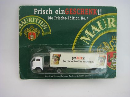 Ifa s návěsem proBIERs Mauritius reklamní model Grell