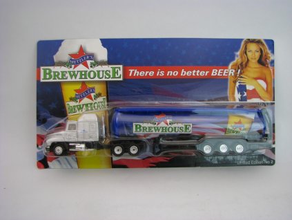 Mack s návěsem cisterna Brewhouse reklamní model 1:87 Grell