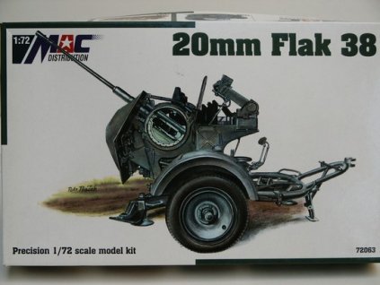 Dělo 20mm Flak 38 1:72 MAC