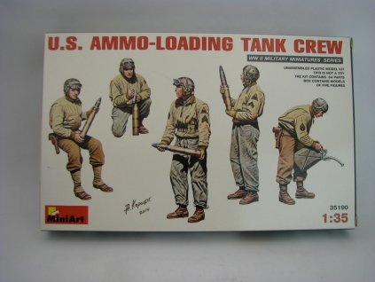 U.S. Ammo-loading tank crew figurky 1:35 MiniArt 35190