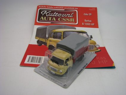 Časopis Kultovní Auta 59 s modelem Barkas B 1000 HP 1:43 DeAgostini