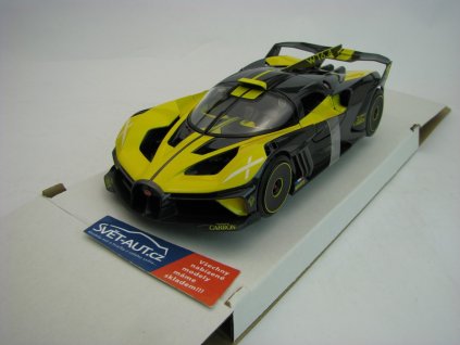 Bugatti Bolide Special edition Yellow Carbon Grey 1:24 Maisto