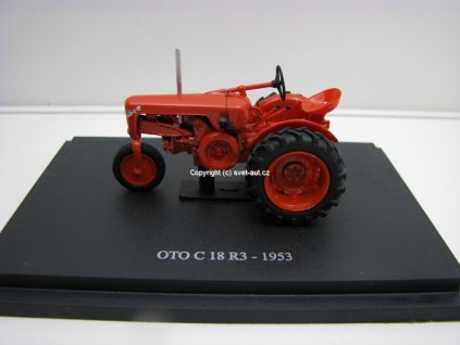 Traktor Oto C 18 R3 1953 1:43 Universal Hobbies
