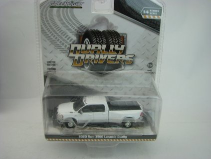 Ram 3500 Laramie Dually 2020 White 1:64 Greenlight Dually Drivers