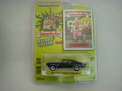 Chevrolet Chevelle 1970 Black 1:64 Greenlight Garbage Pail Kids