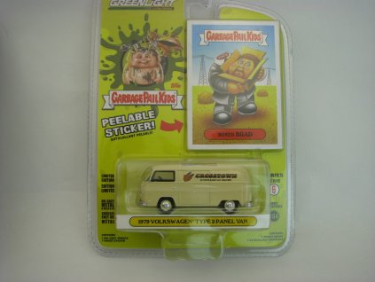 Volkswagen Type 2 Panel Van 1979 1:64 Greenlight Garbage Pail Kids