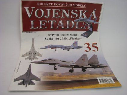 Časopis 35 s Suchoj Su-27SK Flanker 2001 1:100 Atlas Amercom
