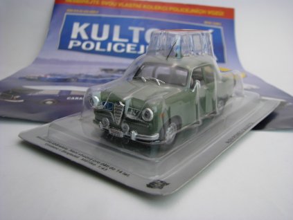 Časopis Kultovní Policejní auta s modelem Alfa Romeo Giulietta Polizei 1:43 Amercom