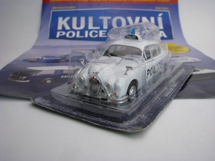Časopis Kultovní Policejní auta s modelem Jaguar MK.II. Police 1:43 Amercom