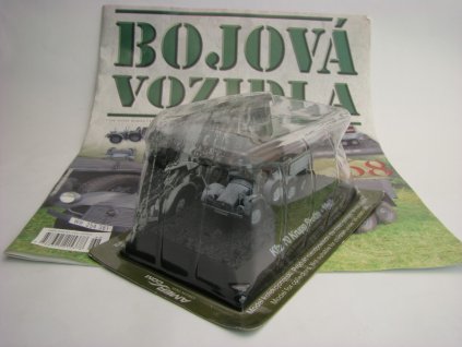 Časopis Bojová Vozidla 68 s modelem Krupp Protze Kfz.70 1943 1:72 Amercom