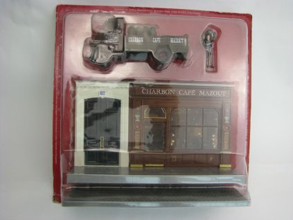 Peugeot DMA Diorama Kavárna Charbon Café 1:43 IXO Altaya