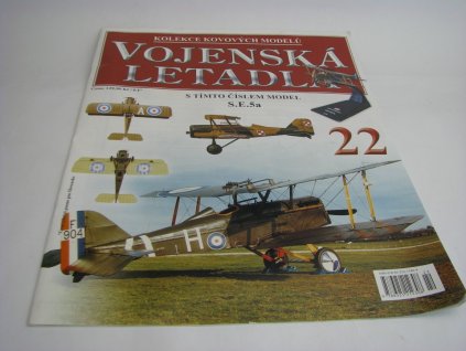 Časopis 22 s modelem letadla SE.5a 1918 1:72 Atlas Amercom