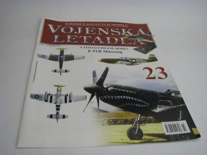 Časopis 23 s modelem letadla P-51B Mustang 1:72 Atlas Amercom