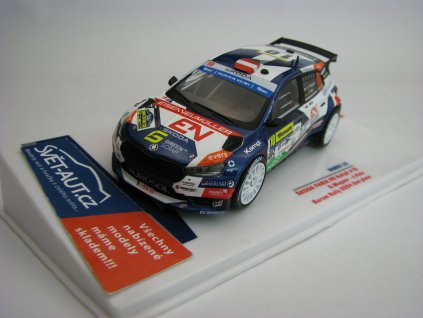 Škoda Fabia RS Rally 2 No.10 Wagner Barum Rally 2024 2nd Place 1:43 Ixo Ram 951