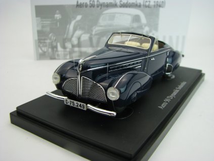 Aero 50 Dynamik Sodomka dark Blue 1:43 Autocult