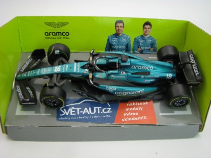 Formule 1 Aston Martin AMR23 No.18 Lance Stroll 1:43 Bburago
