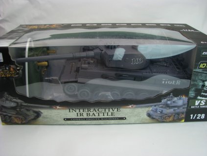 RC model Tank Tiger I s akumulátorem 40 MHz 1:28 Zegan