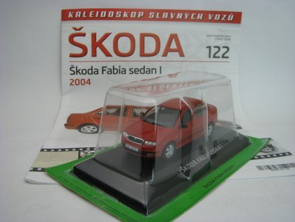 Časopis 122 s modelem Škoda Fabia Sedan I 1:43 DeAgostiny